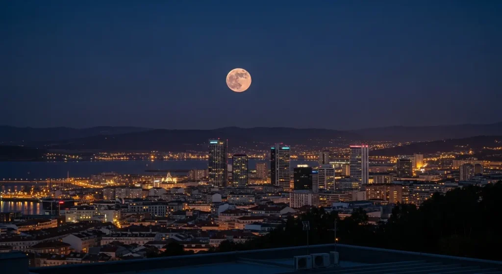 Luna rosa en Vigo: un fenómeno que devuelve el asombro a la ciudad