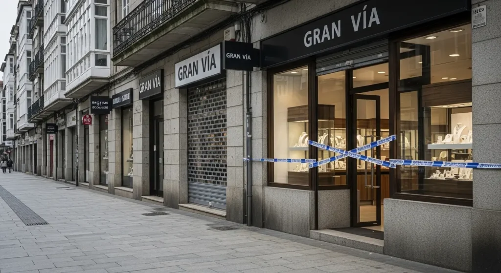 Vigo reforza o debate sobre a seguridade tras un atraco na Gran Vía