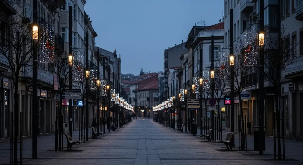 Nadal a media luz en Ribeira: leccións dunha sanción municipal