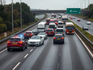 A 55: un choque reabre el debate de la movilidad en Vigo