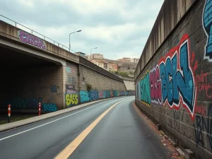 ¿Grafiti o protesta? El arte urbano desafía los límites en Lugo
