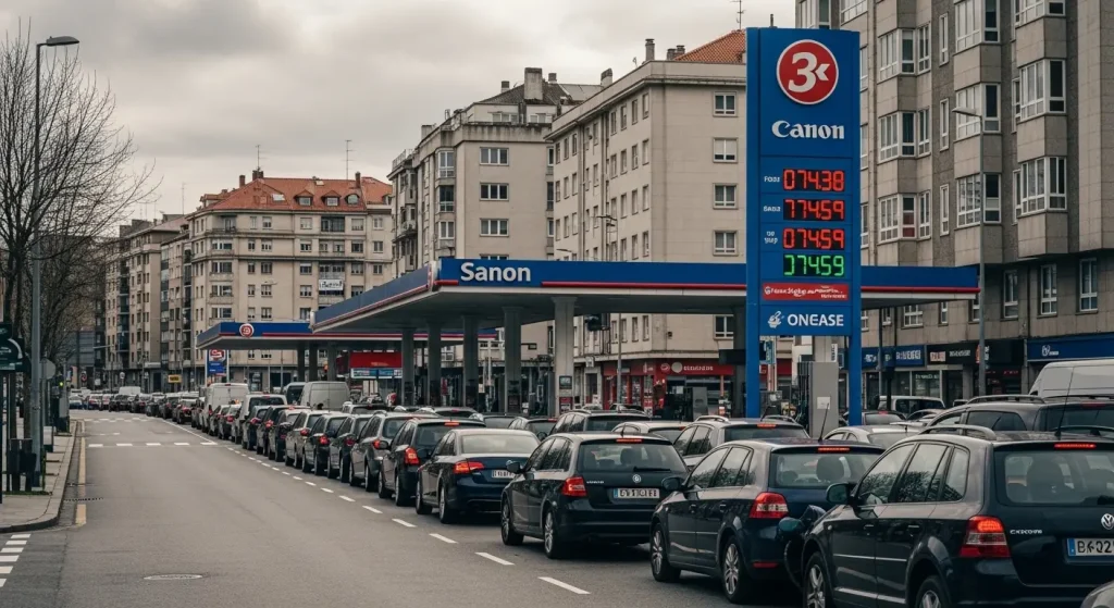 El encarecimiento del diésel altera los planes de movilidad en A Coruña