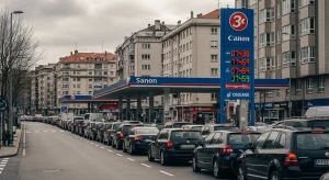 El encarecimiento del diésel altera los planes de movilidad en A Coruña