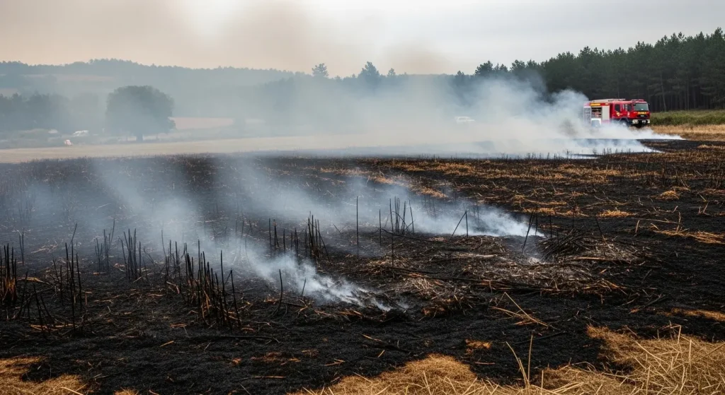 Quemas agrícolas causan incendios en Galicia
