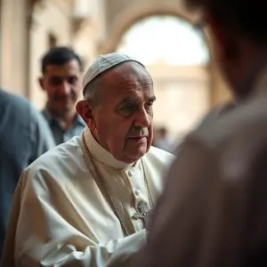 Papa convoca purificación en San Pedro por intento de orinar