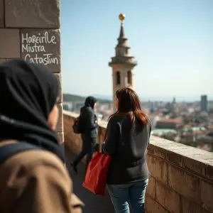 Inst. catalanas facilitan Cataluña palestina en Montjuïc