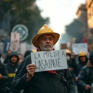 Un millar en León protesta contra la Junta por incendios