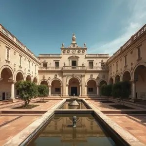 El Palacio de los Marqueses de la Algaba Expone un Belén Mudéjar con Elementos de la Ciudad de Sevil