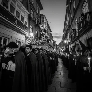 Procesiones silenciosas: el pulso vivo de la tradicin corues