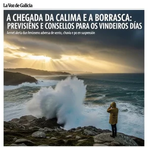 La borrasca y la calima llegan a Galicia: previsin y consejo