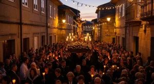 Emoción y alegría en la vuelta de la Procesión de Jesús Resucitado en Cangas