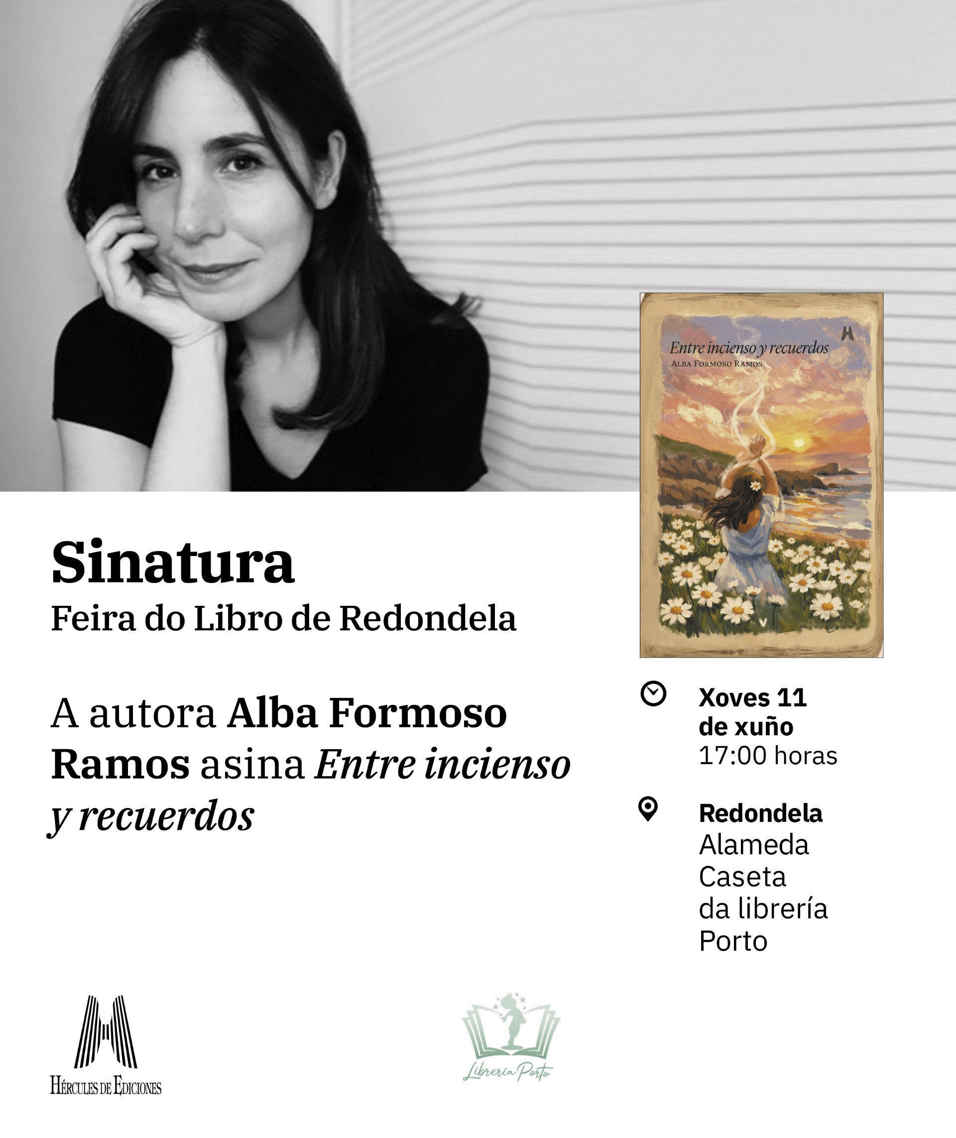 Alba Formoso Ramos presenta su primera novela en la Feira do Libro de Redondela