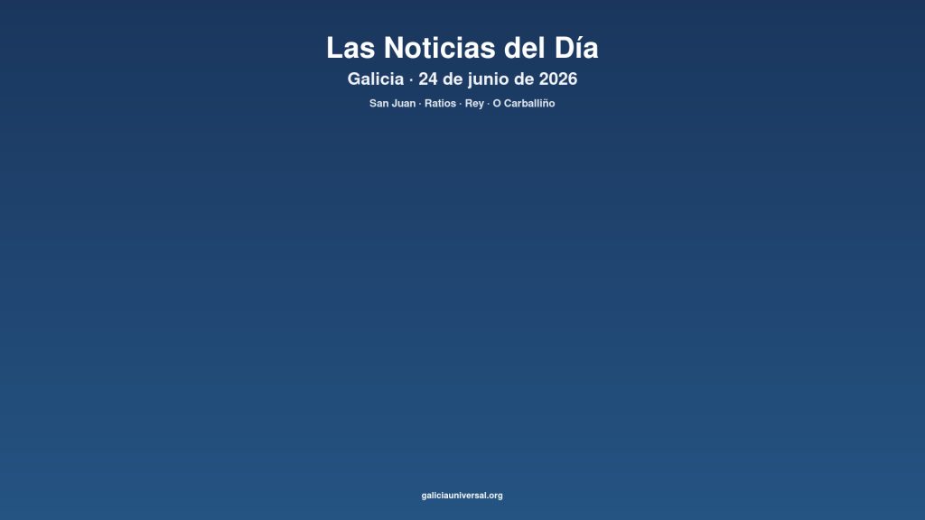 Galicia daily 24jun2026