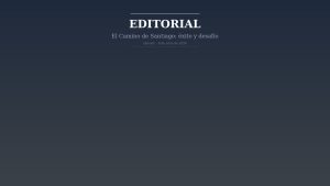 Editorial opinión periódico Galicia 8 de junio de 2026