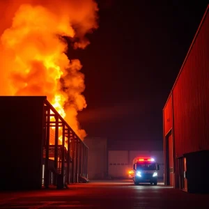 Incendio nunha nave de O Rosal: cando a prevención marca a diferenza