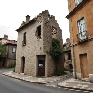 40 meses de perigo: Unha casa en A Milagrosa (Lugo) segue en ruínas tras un impacto