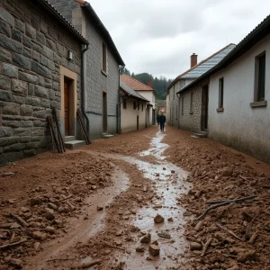 Doce días de burocracia ante el barro: Viana do Bolo empieza a respirar
