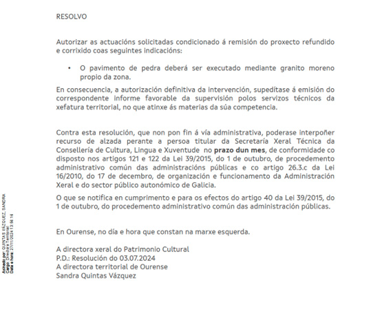 Seoane recurrirá al Supremo la sentencia de Queirugás confiado en su absolución