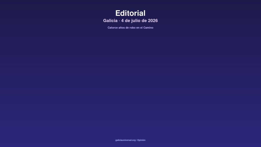 Galicia editorial 04jul2026