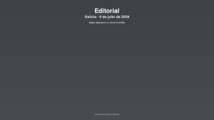 Galicia editorial 09jul2026