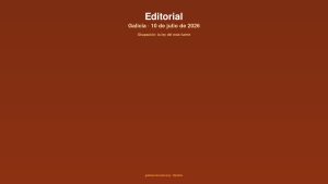 Galicia editorial 10jul2026