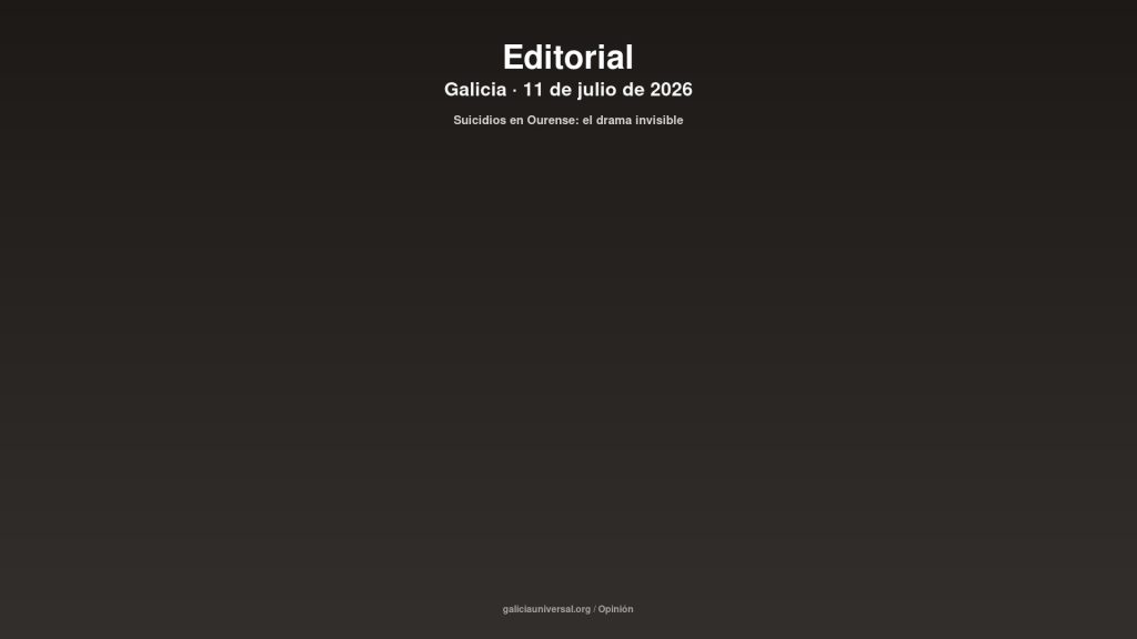 Galicia editorial 11jul2026