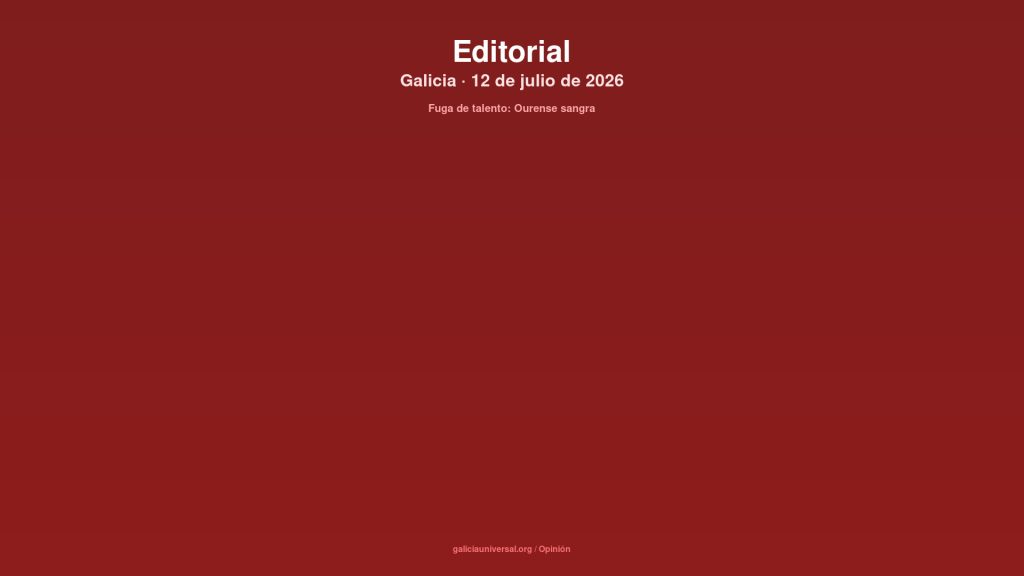 Galicia editorial 12jul2026