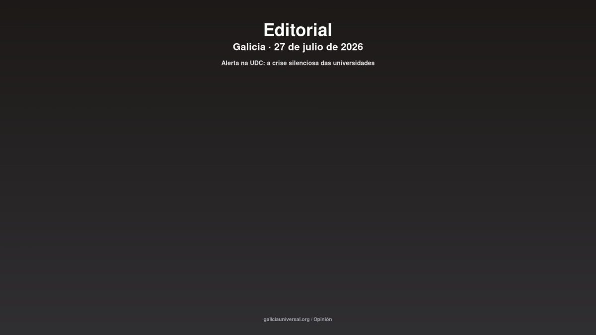 Editorial: la UDC en alerta — la crisis silenciosa de las universidades gallegas