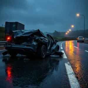 Seis heridos en un accidente en la N 120 a su paso por Valdeorras