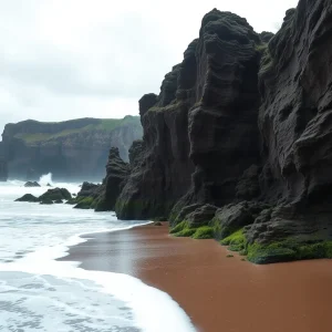 Colas na praia das Catedrais, en Ribadeo. EP