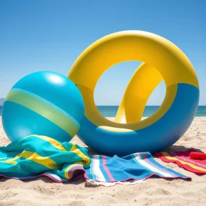 La playa de A Panadeira se rinde al Mundial de Colchonetas