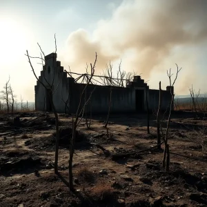 Boborás: un ferido e un castro queimado no incendio do xoves