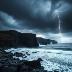 Galicia en vilo: más de 5.700 rayos y alerta naranja en A Mariña por lluvia y gr