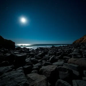 La noche en que el mar se encendió en A Lanzada