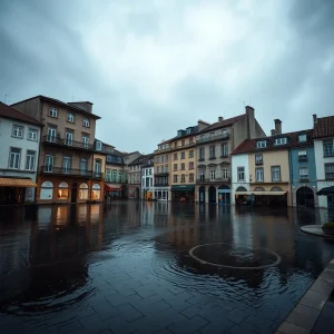 A Mariña inúndase: Foz baixo a auga e un temporal que non dá tregua