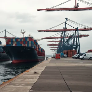 O porto exterior de Ferrol abre as súas augas á automoción chinesa co primeiro desembarco de MG