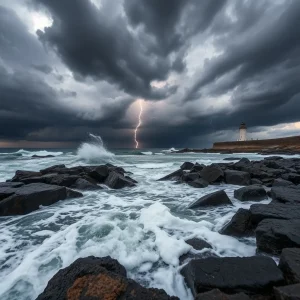 El fin de semana del caos: rayos y agua siembran el pánico en Galicia