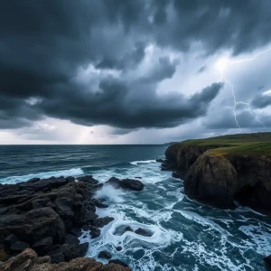 Apocalipsis en Galicia: 5.400 rayos, granizo y caos en Compostela