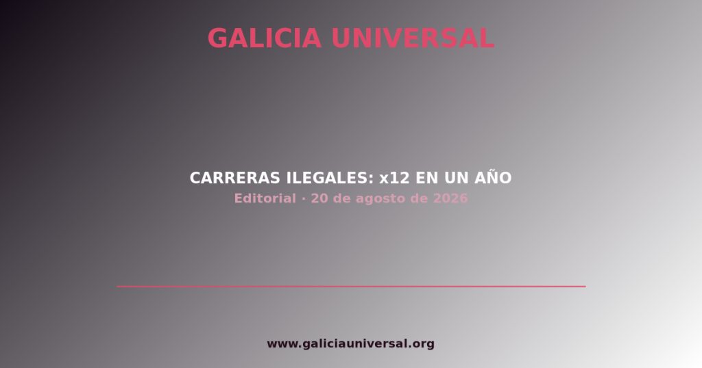 Editorial: Carreras ilegales en Ourense