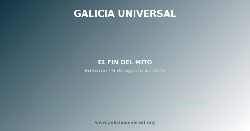 Editorial: El fin del mito del agua