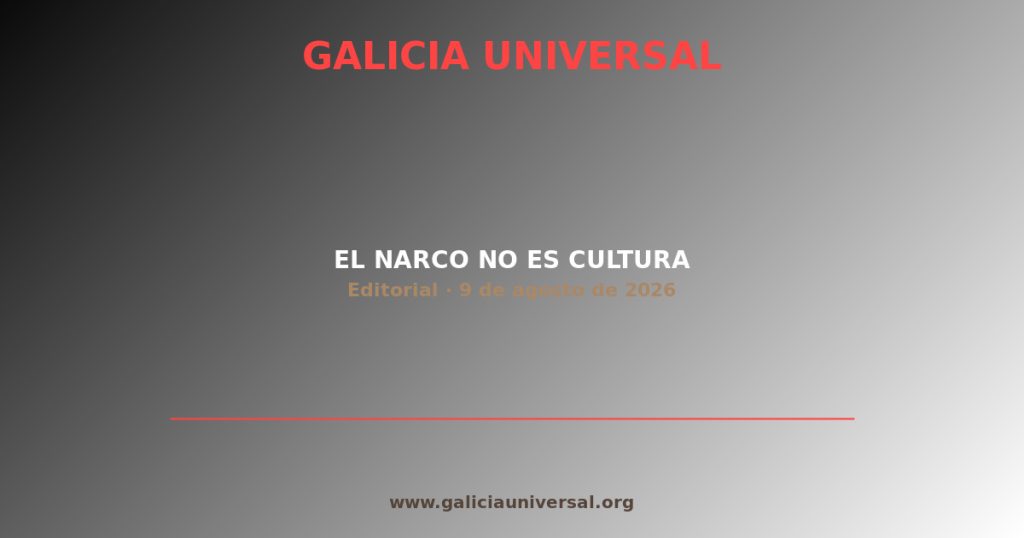Editorial: El narco no es cultura