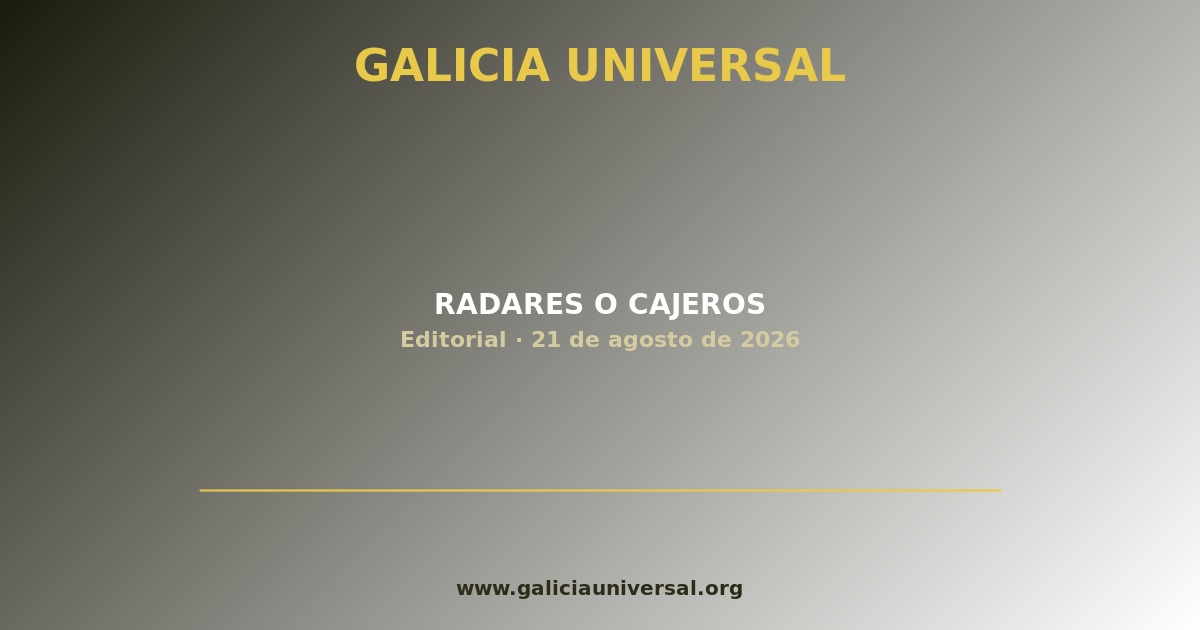 Radares o cajeros: cuando las multas dejan de educar y empiezan a facturar
