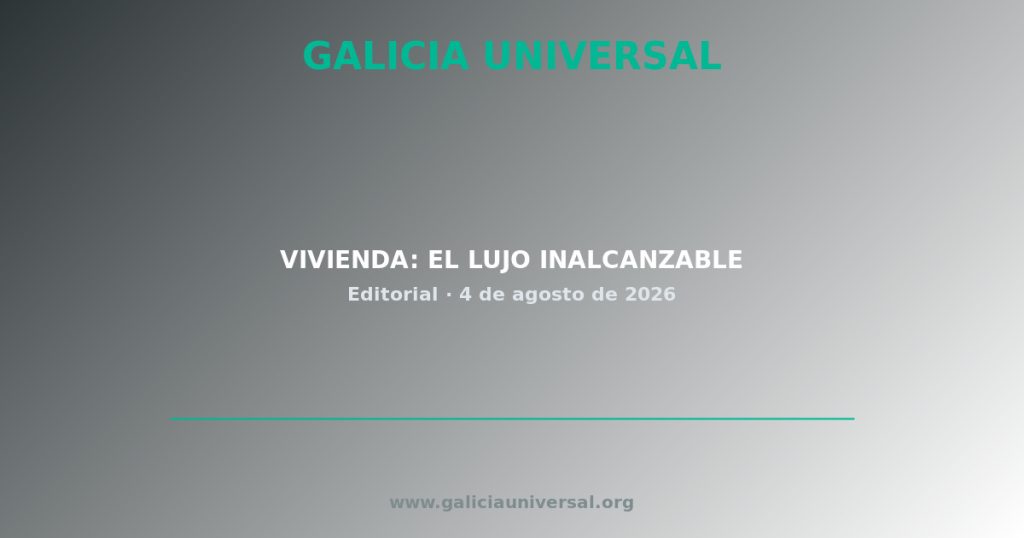 Editorial: Vivienda en Galicia