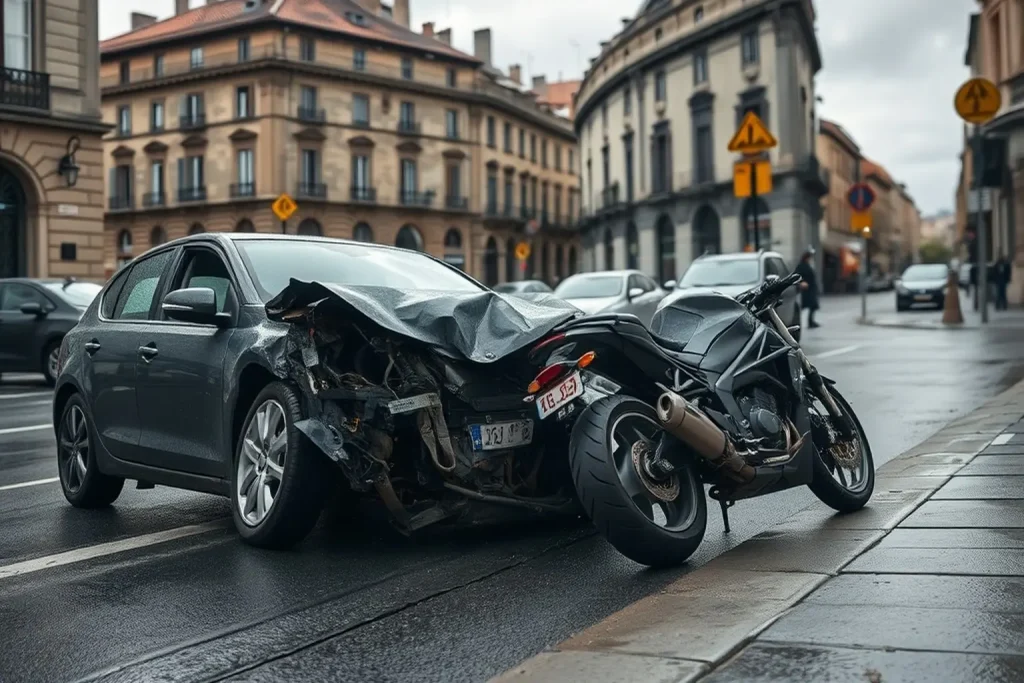 Una mañana de agosto marcada por un choque entre turismo y motocicleta en Ourens