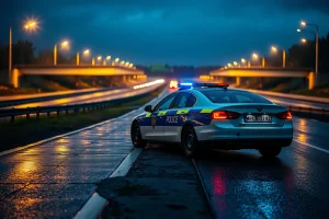 Unha persecución a grande velocidade pola A-52 en Ourense frustra a fuxida dunha banda de carteiristas