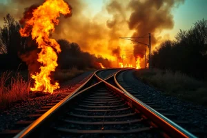 La sartenada por las vías en Trasalba: Ourense vive otro susto junto al tren