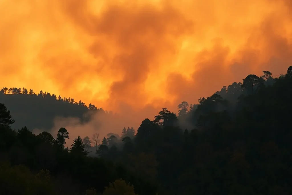 El calor aprieta y el monte responde: fuego activo en A Gudiña