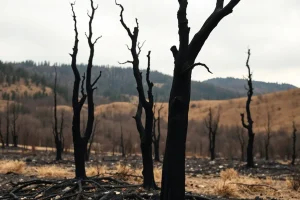 Estabilizado el incendio de Padrenda tras arrasar una veintena de hectáreas