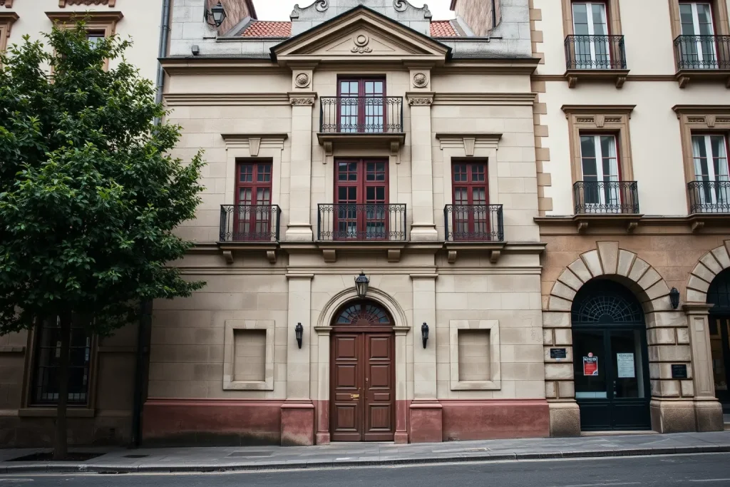 A Policía Autonómica volve parar o derrubo da Casa de Baños en Ourense