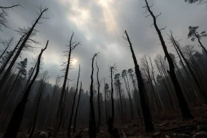 Un conato de incendio en Muíños roza o Parque Natural do Xurés e queda extinguido en poucas horas